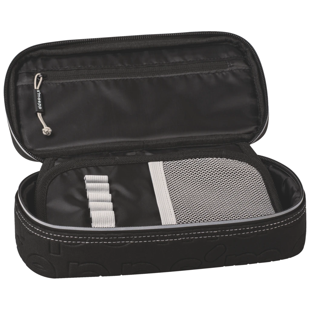 Schlampermäppchen s'maepp XL „Deep Dive“ | 1 Klappe(n), dunkelgrau