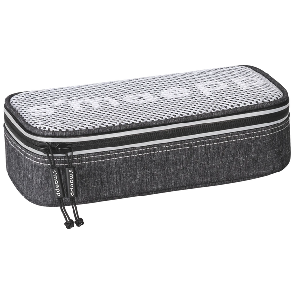 Schlampermäppchen s'maepp XL „Mesh“ | 1 Klappe(n), dunkelgrau