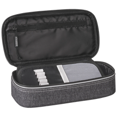 Schlampermäppchen s'maepp XL „Mesh“ | 1 Klappe(n), dunkelgrau