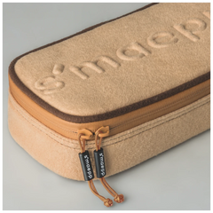 Schlampermäppchen s'maepp XL „Mocha“ | 1 Klappe(n), beige