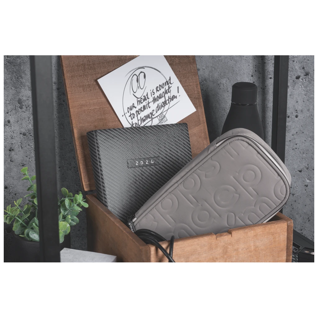 Schlampermäppchen s'maepp XL „Reflection“ | 1 Klappe(n), grau