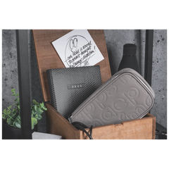 Schlampermäppchen s'maepp XL „Reflection“ | 1 Klappe(n), grau