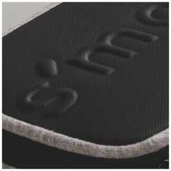 Schlampermäppchen s'maepp XL „Grey“ | 1 Klappe(n), hellgrau/schwarz