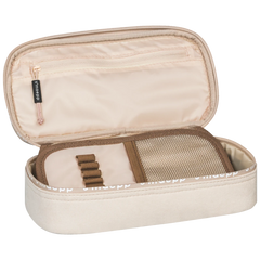 Schlampermäppchen s'maepp XL „Plüsch“ | 1 Klappe(n), beige