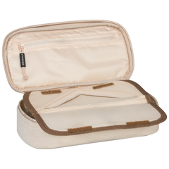 Schlampermäppchen s'maepp XL „Plüsch“ | 1 Klappe(n), beige