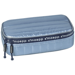 Schlampermäppchen s'maepp XL „Cool“ | 1 Klappe(n), eisblau metallic