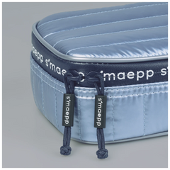 Schlampermäppchen s'maepp XL „Cool“ | 1 Klappe(n), eisblau metallic