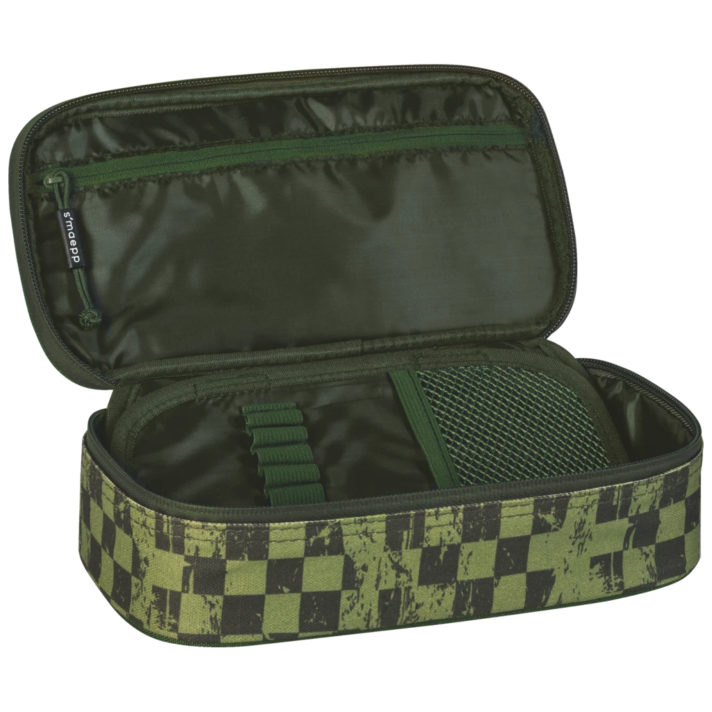 Schlampermäppchen s'maepp XL Fast Wheels | 1 Klappe(n), grün