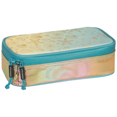 Schlampermäppchen s'maepp XL Sunny Ocean | 1 Klappe(n), gold irisierend/mehrfarbig, pastell