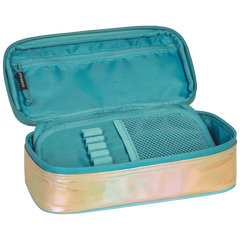 Schlampermäppchen s'maepp XL Sunny Ocean | 1 Klappe(n), gold irisierend/mehrfarbig, pastell