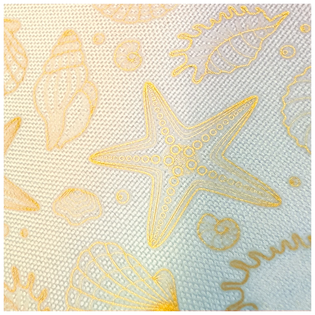 Schlampermäppchen s'maepp XL Sunny Ocean | 1 Klappe(n), gold irisierend/mehrfarbig, pastell