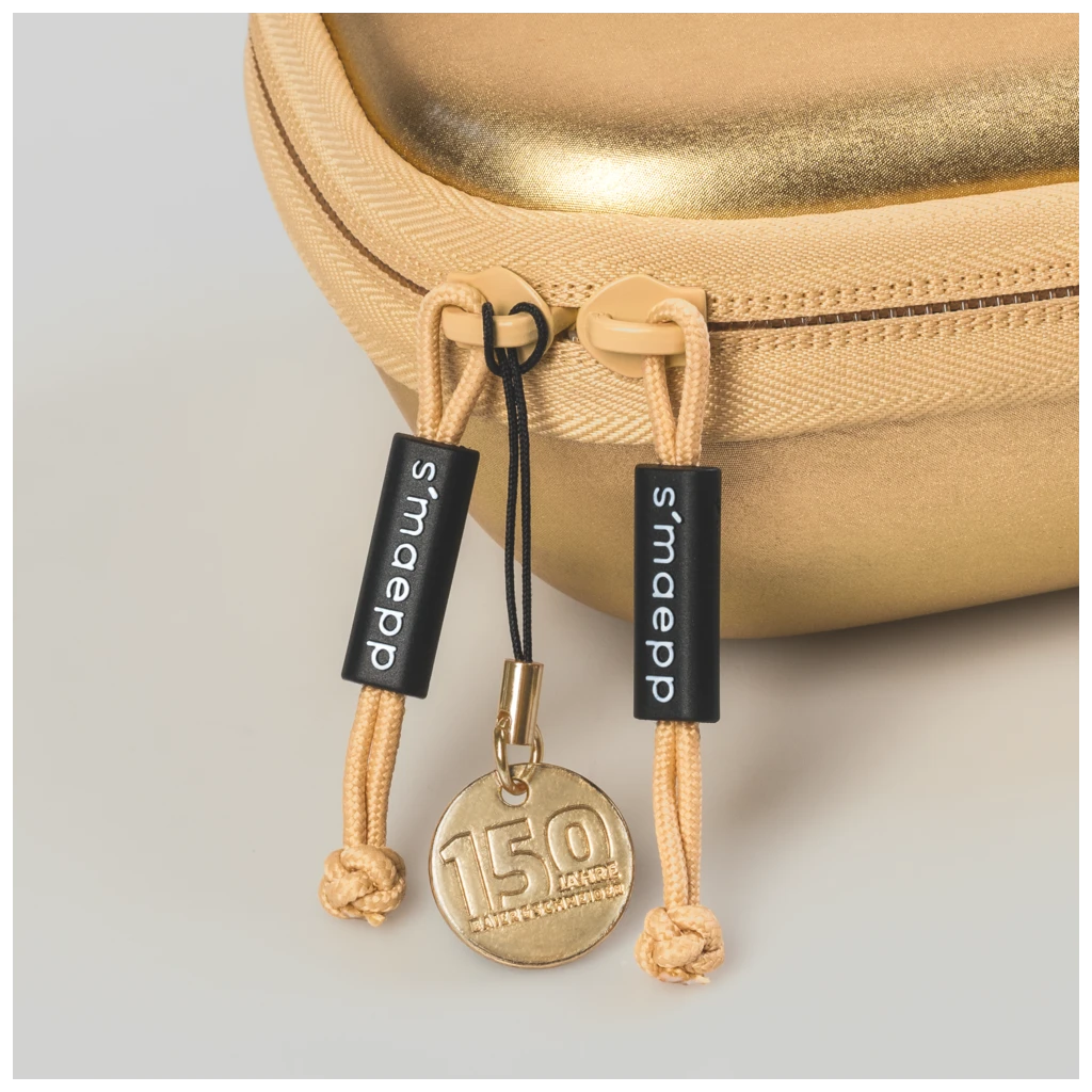 Schlampermäppchen s'maepp XL Hardcase „Gold“ | 1 Klappe(n), gold