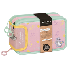 Federmäppchen s'maepp „Sweet Unicorn“ | 3 Reißverschlüsse, mehrfarbig, pastell