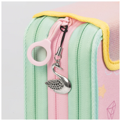 Federmäppchen s'maepp „Sweet Unicorn“ | 3 Reißverschlüsse, mehrfarbig, pastell