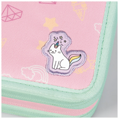 Federmäppchen s'maepp „Sweet Unicorn“ | 3 Reißverschlüsse, mehrfarbig, pastell
