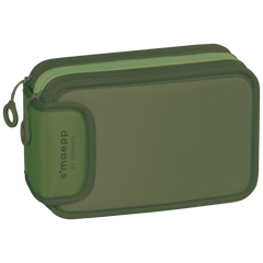 Federmäppchen s'maepp | 3 Reißverschlüsse, grün