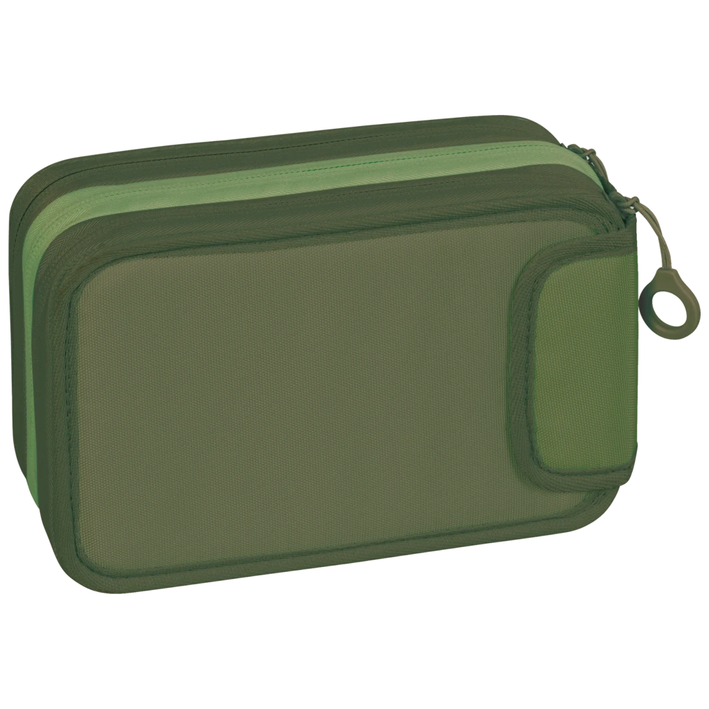 Federmäppchen s'maepp | 3 Reißverschlüsse, grün