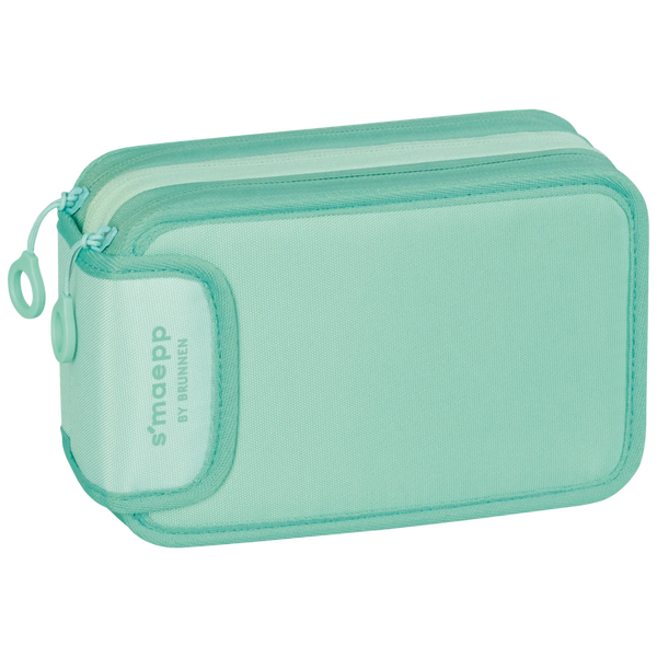 Federmäppchen s'maepp Colour Code | 3 Reißverschlüsse, mint