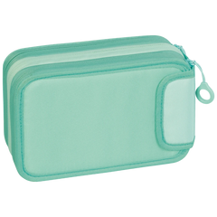 Federmäppchen s'maepp Colour Code | 3 Reißverschlüsse, mint