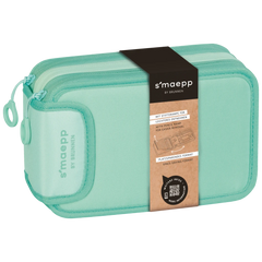 Federmäppchen s'maepp Colour Code | 3 Reißverschlüsse, mint