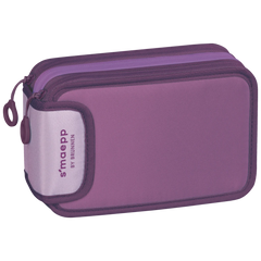 Federmäppchen s'maepp | 3 Reißverschlüsse, lila