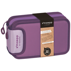 Federmäppchen s'maepp | 3 Reißverschlüsse, lila