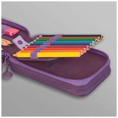 Federmäppchen s'maepp | 3 Reißverschlüsse, lila