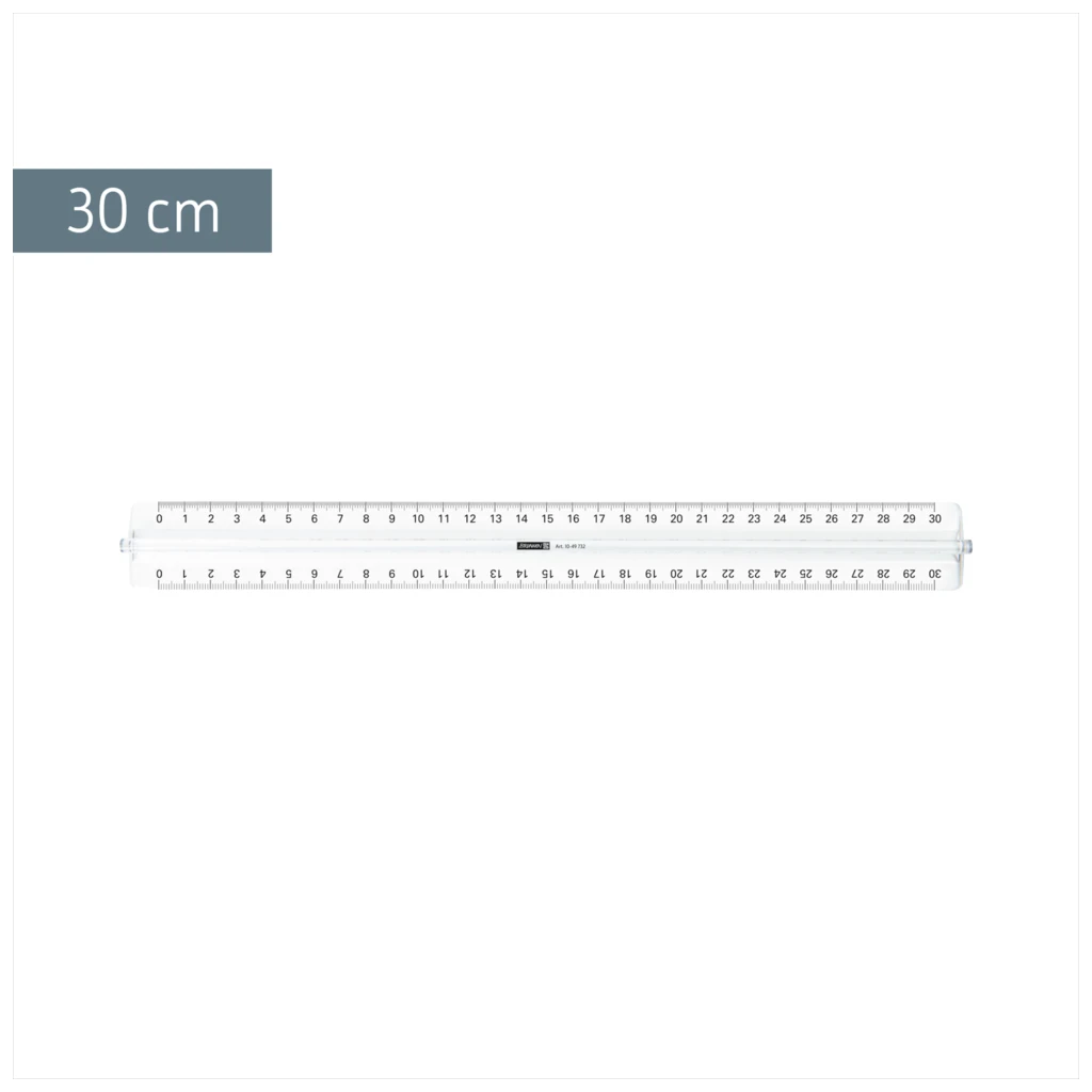 Lineal | 30 cm, glasklar