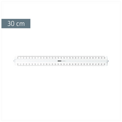 Lineal | 30 cm, glasklar