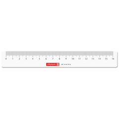 Lineal | 16 cm, glasklar