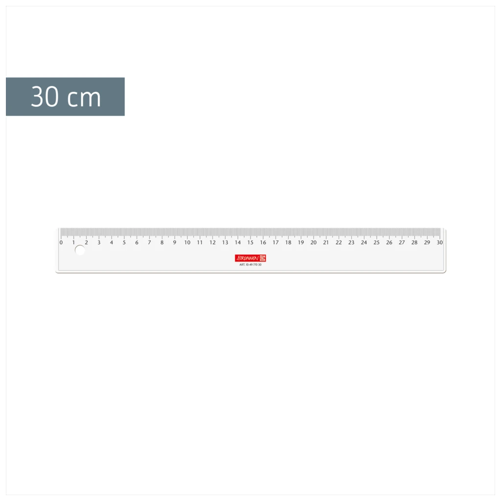Lineal | 30 cm, glasklar