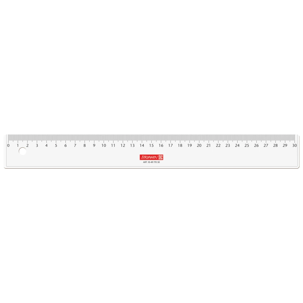 Lineal | 30 cm, glasklar