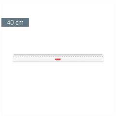 Lineal | 40 cm, glasklar