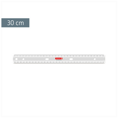 Lineal zum Abheften | 30 cm, glasklar
