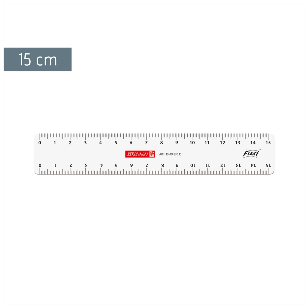 Flexi-Lineal | 15 cm, glasklar