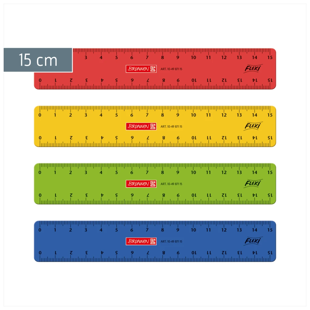 Flexi-Lineal | 15 cm, sortiert