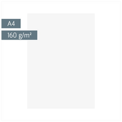 Multifunktionspapier Universalpapier | A4, 160 g/m², weiß, 25 Blatt