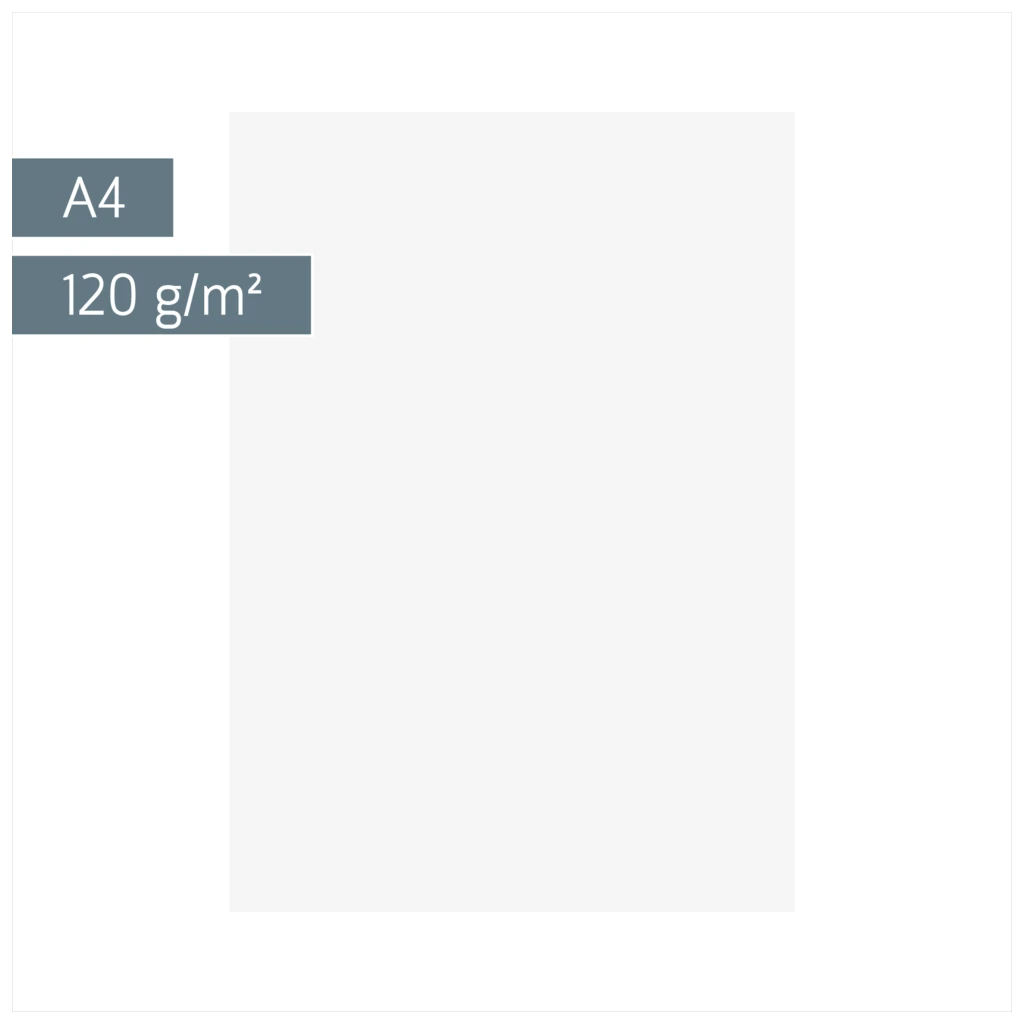 Multifunktionspapier Universalpapier | A4, 120 g/m², weiß, 35 Blatt