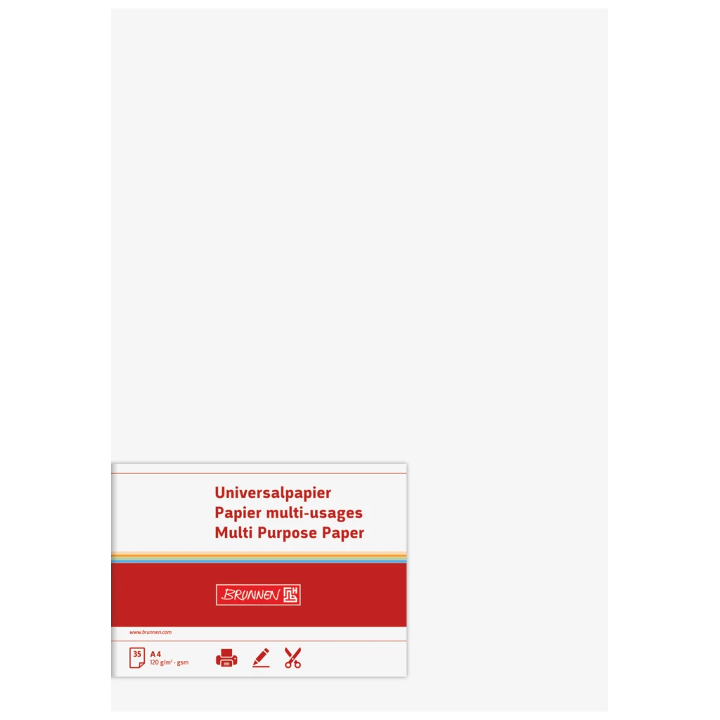 Multifunktionspapier Universalpapier | A4, 120 g/m², weiß, 35 Blatt
