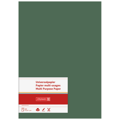 Multifunktionspapier Universalpapier | A4, 120 g/m², moosgrün, 35 Blatt