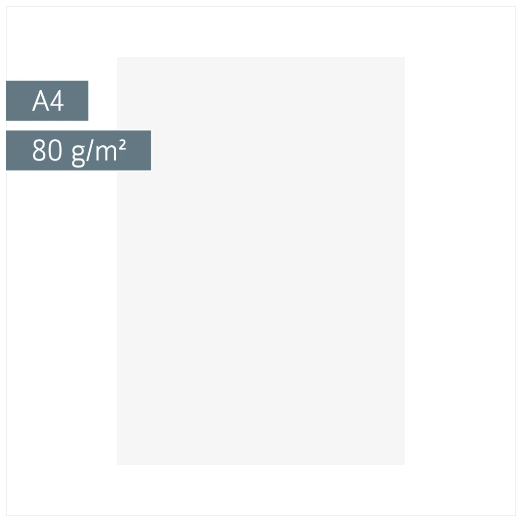 Multifunktionspapier Universalpapier | A4, 80 g/m², weiß, 50 Blatt