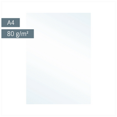 Multifunktionspapier Universalpapier | A4, 80 g/m², perlweiß, 50 Blatt