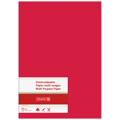 Multifunktionspapier Universalpapier | A4, 80 g/m², mittelrot, 50 Blatt