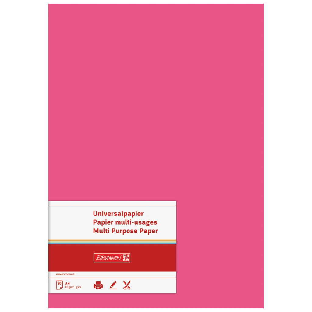 Multifunktionspapier Universalpapier | A4, 80 g/m², fuchsia, 50 Blatt
