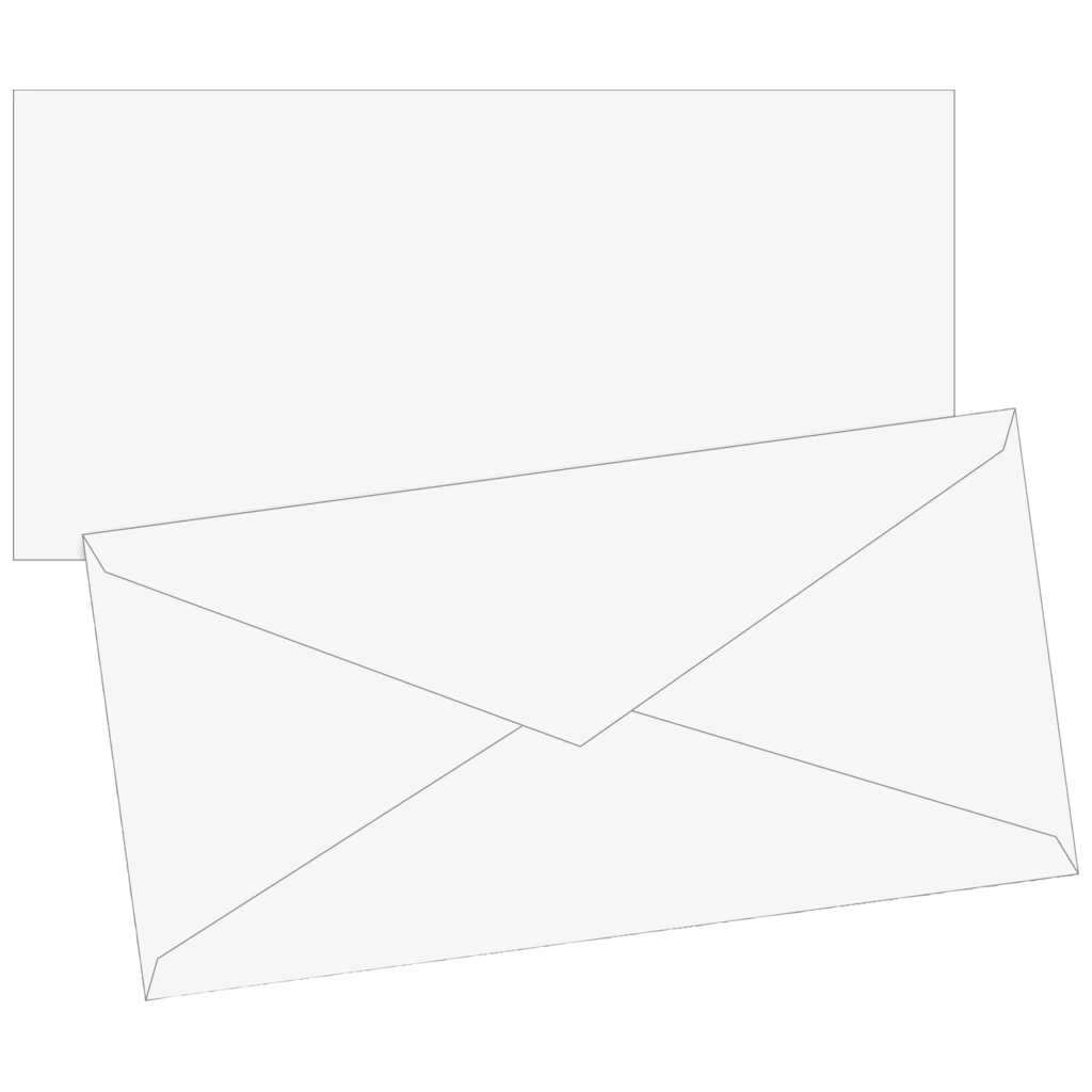 Briefumschläge Universalpapier | DIN lang, 80 g/m², weiß, 10 Stück