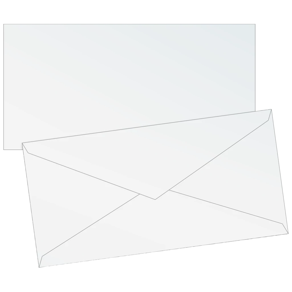 Briefumschläge Universalpapier | DIN lang, 80 g/m², perlweiß, 10 Stück