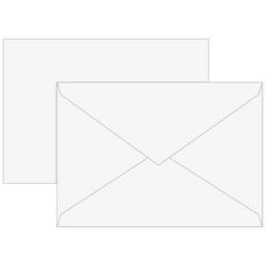 Briefumschläge Universalpapier | C6, 80 g/m², weiß, 10 Stück