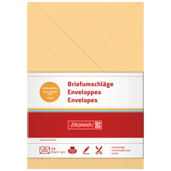 Briefumschläge Universalpapier | C6, 80 g/m², honig, 10 Stück