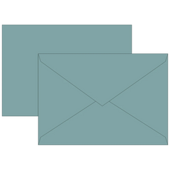 Briefumschläge Universalpapier | C6, 80 g/m², petrol, 10 Stück