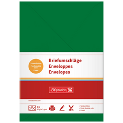Briefumschläge Universalpapier | C6, 80 g/m², dunkelgrün, 10 Stück